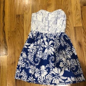 Never worn Lilly Pulitzer strapless dress!